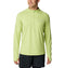 COLUMBIA MEN'S ENDLESS TRAIL 1/2 ZIP MESH LONG SLEEVES M - NAPA GREEN - Brand New