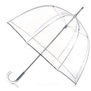 TOTES ADULT CLEAR BUBBLE UMBRELLA WITH DOME CANOPY AND LIGHTWEIGHT WIND RAIN - Brand New