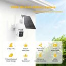 WY-LINK SOLAR CAMERA OUTDOOR WIRELESS, 360 CAMERAS FOR HOME SECURITY - WHITE - Like New