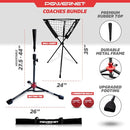 PowerNet Corbin Carroll Coaches Bundle Ball Caddy Tee 2 Pack Heavy B07NFBTCTD - Brand New
