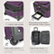 U.S. TRAVELER RIO RUGGED FABRIC EXPANDABLE CARRY-ON LUGGAGE, SET - PURPLE - Like New