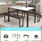 AWQM 3 PIECES DINING ROOM TABLE SET, KITCHEN TABLE SET , A004 - WHITE - Like New