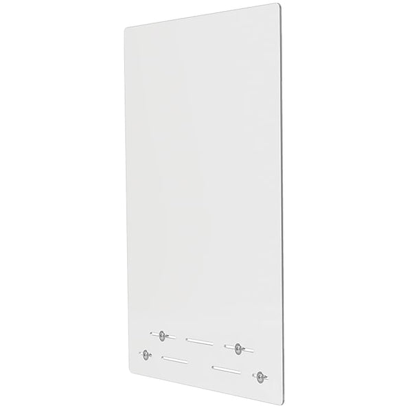 DEFLECTO MOUNTING SAFETY BARRIER WITH FULL SHIELD, 23.75" X 31.75", 2/CARTON - Brand New