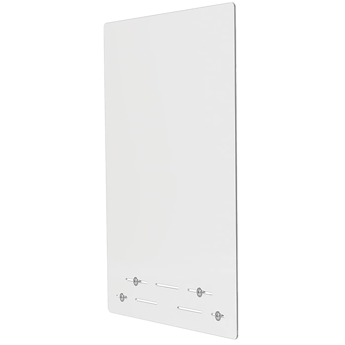 DEFLECTO MOUNTING SAFETY BARRIER WITH FULL SHIELD, 23.75" X 31.75", 2/CARTON - Brand New
