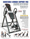 BODY VISION IT 9695-W DELUXE HEAVY DUTY THERAPEUTIC INVERSION TABLE - WHITE - Like New