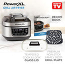 B08L1DDQK9 PowerXL Grill Air Fryer Combo - Silver - Brand New