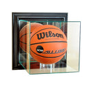 Perfect Cases NBA Wall Mounted Basketball Glass Display Case - Black - Brand New
