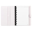 TUL® NOTEBOOK DIE-CUT LEATHER COVER JUNIOR SIZE NARROW RULED 60 SHEETS PINK - Brand New