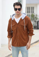 CROMONCENT MENS CORDUROY JACKET CASUAL LONG SLEEVE SIZE: MEN S - CORDUROY KHAKI - Like New