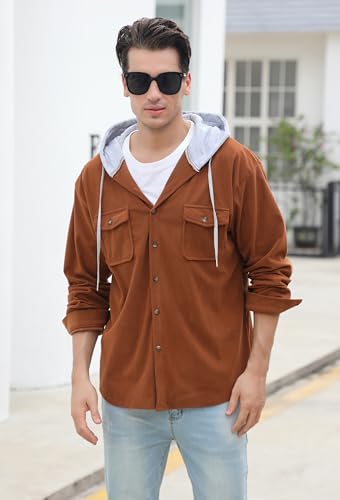 CROMONCENT MENS CORDUROY JACKET CASUAL LONG SLEEVE SIZE: MEN S - Scratch & Dent