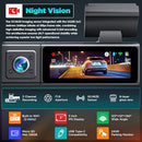 ECOMOMNET DASH CAM FRONT AND REAR, 4K+1080P - BLACK - Like New