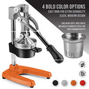 Eurolux Juicer Extra-Large Commercial Manual Hand Press Juicer - Red - Like New
