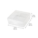 IRIS USA CLEAR CASES |MADE IN USA| PLASTIC BOX ORGANIZERS (18-PACK)- SMALL - Like New
