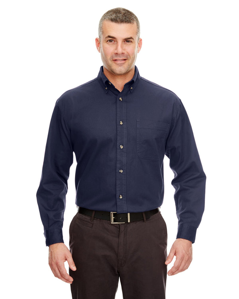 8960C ULTRACLUB CYPRESS LONG-SLEEVE TWILL WITH POCKET 3XL - SIZE 3XL - NAVY - Like New
