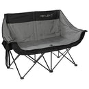 REALEAD DOUBLE CAMPING CAMPING COUCH SUPPORT 650 LBS - GREY - Like New
