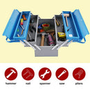 DGWHT 21" Cantilever Metal Tool Box, Portable 5-Tray Steel, B09X28BKZ6 - Like New
