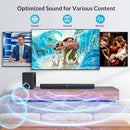 ASSISTRUST SOUND BAR WITH SUBWOOFER 110W SOUND ADJUSTABLE DEEP - Scratch & Dent