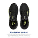 BROOKS MEN’S ADRENALINE GTS 24 BLACK/ EBONY/ NEW YELLOW SIZE 12 - Like New