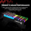 G.SKILL Trident Z RGB Series DDR4 RAM, 16GB (2x8GB), F4-3600C18D-16GTZR - BLACK - Like New