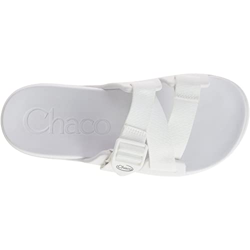 JCH108260 CHACO WOMEN'S CHILLOS SLIDE SANDAL - SIZE: WOMEN 10 - WHITE - Like New
