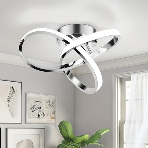 KONDRAS ACRYLIC MODERN HALLWAY LIGHT FOR CEILING 2400LM BRIGHT LED LIGHT FIXTURE - Like New