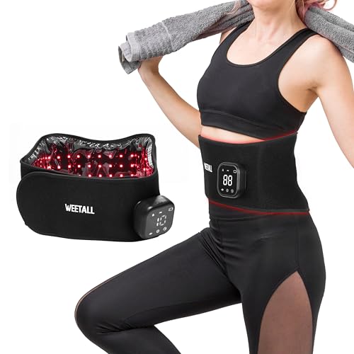 WEETALL CORDLESS RED LIGHT THERAPY BELT: 5200MAH RECHARGEABLE INFRARED LIGHT - Like New