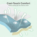 MARSAIL MEMORY FOAM MATTRESS TOPPER TWIN XL 3 INCH COOLING GEL FOAM TOPPER мем. - Brand New