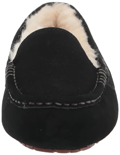 1106878 UGG WOMEN'S ANSLEY SLIPPER WOMEN SIZE 9 BLACK - Like New