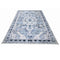 BIBB HOME WASHABLE FLANNEL PRINTED AREA RUG LATEX BACK 5X7FT - VINTAGE AZURE - Like New
