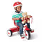 RADIO FLYER FOLD 2 GO TRIKE BUCKET STEEL FRAME PLASTIC PEDALS AGES 1.5-3 - RED - Brand New