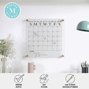 Martha Stewart Grayson Acrylic Dry Erase Wall Calendar 14" Square - Like New