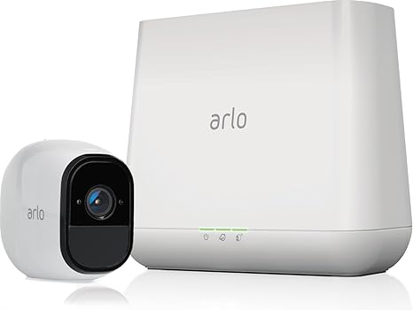 Arlo Pro Wireless Home Security Camera Siren 1 Camera Kit VMS4130-100NAS - White Like New