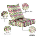 MAXDIVANI WOTU Outdoor/Indoor Deep Seat Chair Cushions Set - Stripe - Brand New