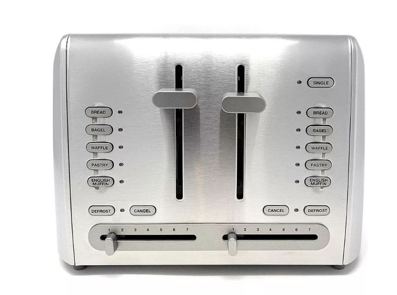 Cuisinart Custom Select 4-Slice Toaster RBT-1300PC - Silver - Scratch & Dent