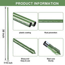 Tingyuan Garden Stakes 25 Pack Tomato Stakes Plant Sticks with 100 Ties - 36" - Like New