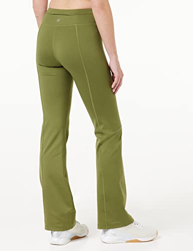 AMAZON ESSENTIALS WOMEN’S CT80092FW22 MEDIUM WAIST BOOTCUT XL DARK OLIVE - Brand New