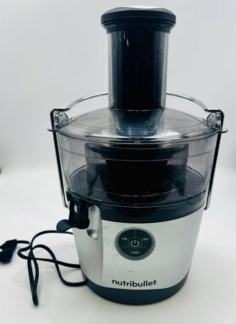 NutriBullet Juicer Pro Centrifugal Juicer Machine - SILVER - MISSING ACCESSORIES - Like New