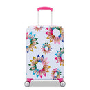 SARAH JESSICA PARKER HARDSIDE CARRY ON SPINNER SUITCASE - WHITE SHOE WHEEL - Like New