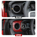 JeCar Dashboard Panel Trim Cover Console Decoration Kit Jeep Wrangler 2024 - Brand New