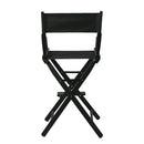 JXUFDHO Tall Directors Chair 30'' Makeup Chair Makeup Artist Black B09XDZM18N - Brand New