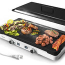 GREECHO Portable Induction Cooktop 2 Burner Griddle 1400W B09SB6XY2R - White - Brand New