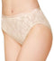 WACOAL LIGHTWEIGHT JACQUARD AWARENESS CALLA LILY PATTERN WOMEN XL - SAND - Brand New
