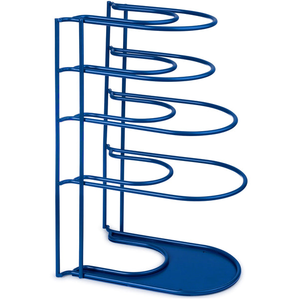 CUISINEL HEAVY DUTY PAN ORGANIZER, EXTRA LARGE 5 TIER RACK - BLUE - Like New