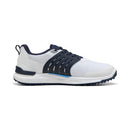 31024301 PUMA IGNT ELEVATE 2 GOLF SHOES, MEN 11.5, WHITE/DEEP NAVY - Brand New