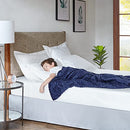 DEGREES COMFORT WEIGHTED BLANKET KIDS - 6 LB KIDS WEIGHTED THROW, COVER, NAVY - Like New