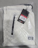 JUMPSTART BASKETBALL SHORTS W/ BLACK DRAWSTRING AND GRAY DOTS -  MEN XL - WHITE - Like New
