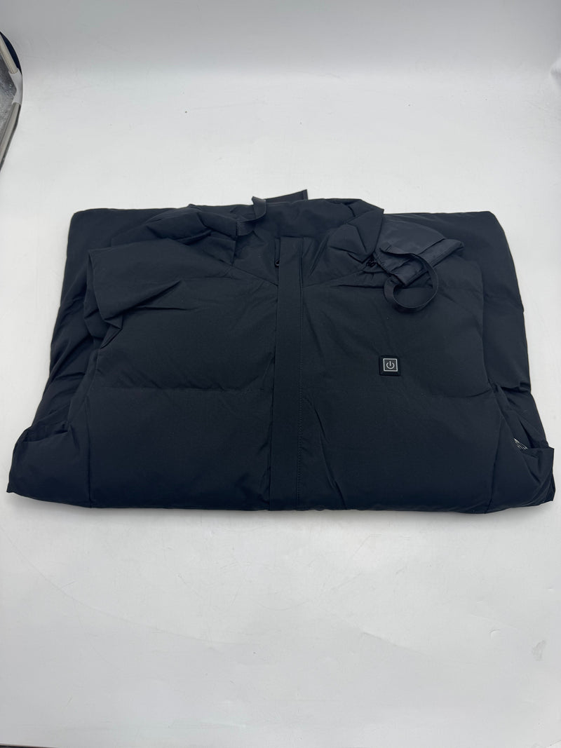 SHOPESSA MENS HEATED VEST WOMENS VESTS CASUAL QUILTED DOWN VEST BLACK X-LARGE - Brand New