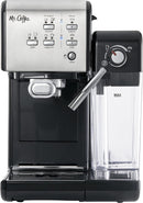 Mr. Coffee Programmable Espresso & Cappuccino Machine - Stainless Steel - Like New