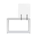 MASTERVISION PROTECTOR SERIES FRAMELESS GLASS DESKTOP DIVIDER 55.1 X 0.16 X 35.4 - Brand New