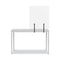 MASTERVISION PROTECTOR SERIES FRAMELESS GLASS DESKTOP DIVIDER 55.1 X 0.16 X 35.4 - Brand New